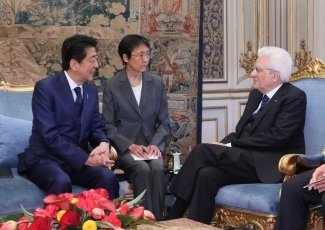 visit-First-Minister-Japan-Abe-President-Mattarella-Italy